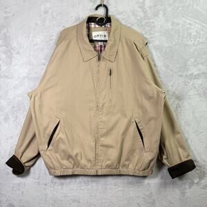 Orvis Sport Coat Jacket Men's XL Cream Plaid Lining Corduroy Cuffs *Flaws Golf